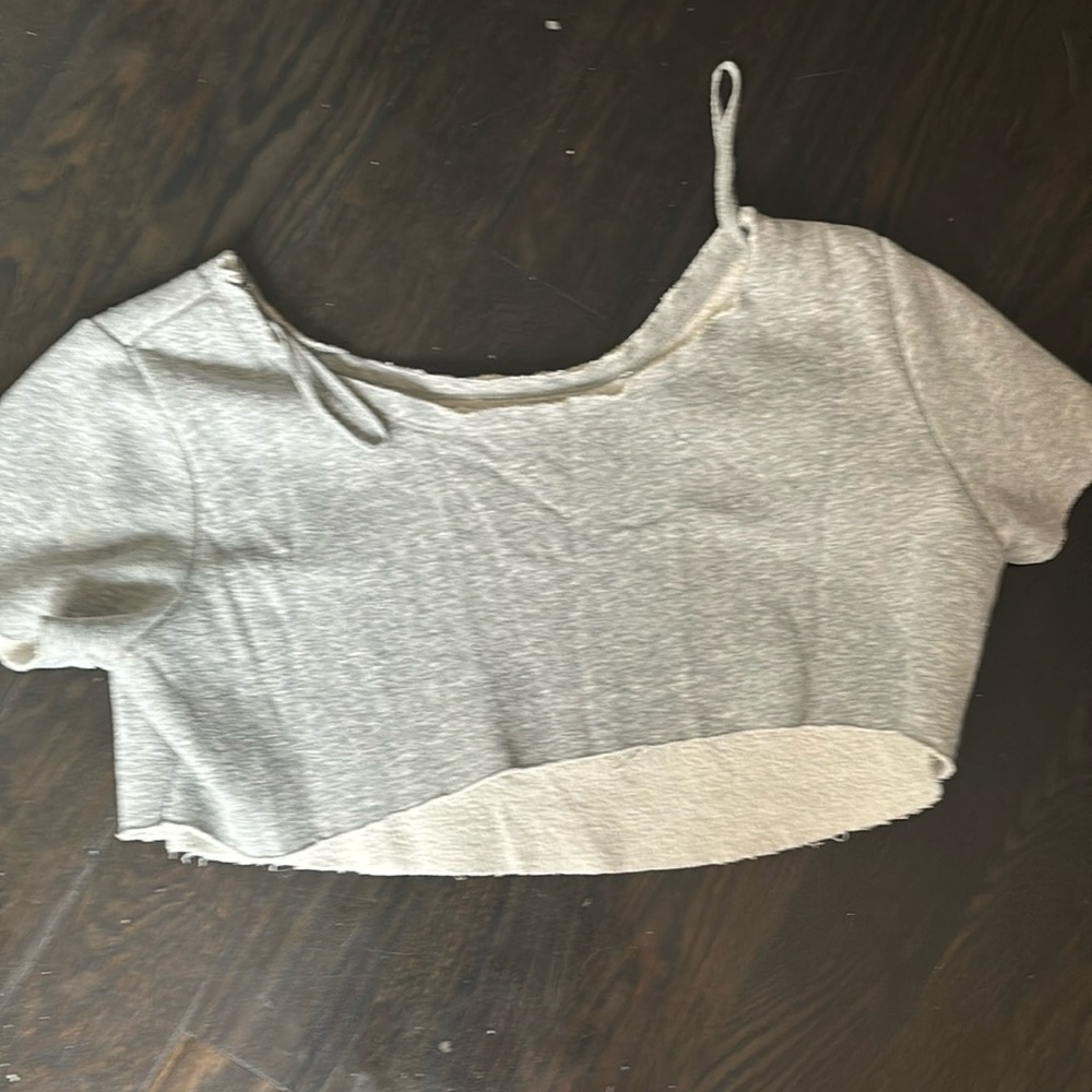 Urban outfitters crop top sweatshirt out from under
